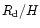 $R_{\rm d}/H$