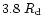 $3.8~ R_{\rm d}$