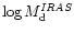$\log M_{\rm d}^{\it IRAS}$