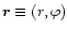 $ {\vec r} \equiv (r,\varphi)$