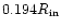 $0.194R_{\rm in}$