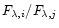 $F_{\lambda,i}/F_{\lambda,j}$