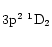 $\rule{0mm}{5mm} \rm 3p^2~^1D_2$