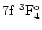 $\rm 7f~^3F_4^o$