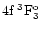$\rm 4f\:^3F_3^o$