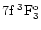 $\rm 7f\:^3F_3^o$