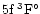 $5{\rm f}\:^3{\rm F}^{\circ}$