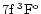 $\rm 7f\:^3F^o$