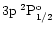 $\rm 3p\:^2P_{1/2}^o$
