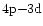 $4{\rm p}{-}3{\rm d}$