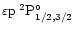 $\varepsilon {\rm p}\:^2{\rm P}_{1/2,3/2}^{\circ }$