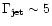 $\Gamma_{\rm jet} \sim 5$