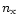 $n_{\rm x}$