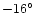 $-16\degr$