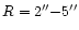 $R=2\arcsec {-} 5\arcsec$