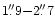 $1\farcs 9 {-}2\farcs 7$