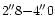 $2\farcs 8 {-}4\farcs 0$