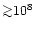 ${\ga} 10^8$