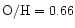 $\rm O/H=0.66$