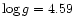 $\log g=4.59$