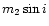 $m_2\sin i$