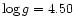 $\log g=4.50$