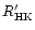 $R^{\prime}_{\rm HK}$