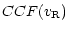 $\displaystyle CCF(v_{\rm R})$