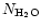 $N_{{\rm H}_{2}{\rm O}}$