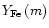 $Y_{{\rm Fe}} \left (m \right )$