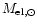 $M_{{\rm el}, \odot}$