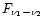 $F_{\nu_1-\nu_2}$