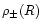 $\rho_{\pm}(R)$