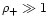 $\rho_+\gg 1$