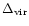 $\Delta _{\rm vir}$