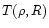 $T(\rho,R)$