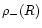 $\rho_-(R)$