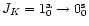$J_K=1_0^{\rm a}\to 0_0^{\rm s}$