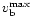 $v^{\rm max}_{\rm b}$