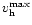 $v_{\rm h}^{\rm max}$