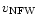 $v_{\rm NFW}$