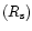 $(R_{\rm s})$
