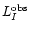 $L_I^{\rm obs}$