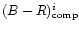 $(B-R)^i_{\rm comp}$