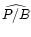 $\widehat{P/B}$