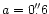 $a=0 \farcs 6$