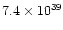 $7.4\times 10^{39}$