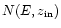 $N(E,z_{{\rm in}})$