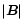 $\vert\vec B\vert$