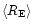 $\langle R_{\rm E} \rangle $